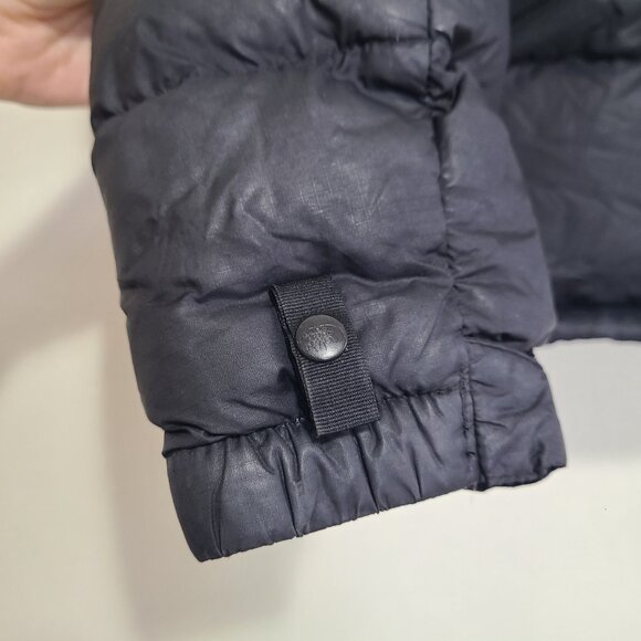 The North Face 1996 Retro Nuptse 700 Down Puffer Jacket Black Women’s Sz XS - Picture 4 of 12